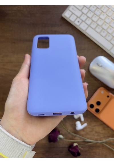 Samsung Galaxy A31 Uyumlu Kamera Korumalı Darbeye Dayanıklı Renk Atmayan Fab Silikon Kılıf Lila
