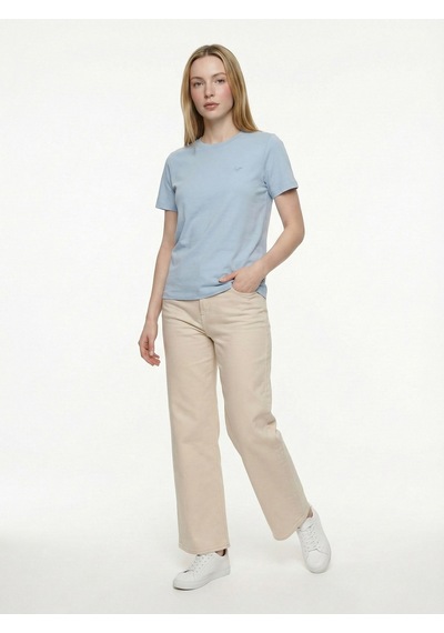 Kadın T-shirt Lf2042252 Lıght Blue Açık Mavi Kadın T-shirt Lf2042252 Lıght Blue Açık Mavi