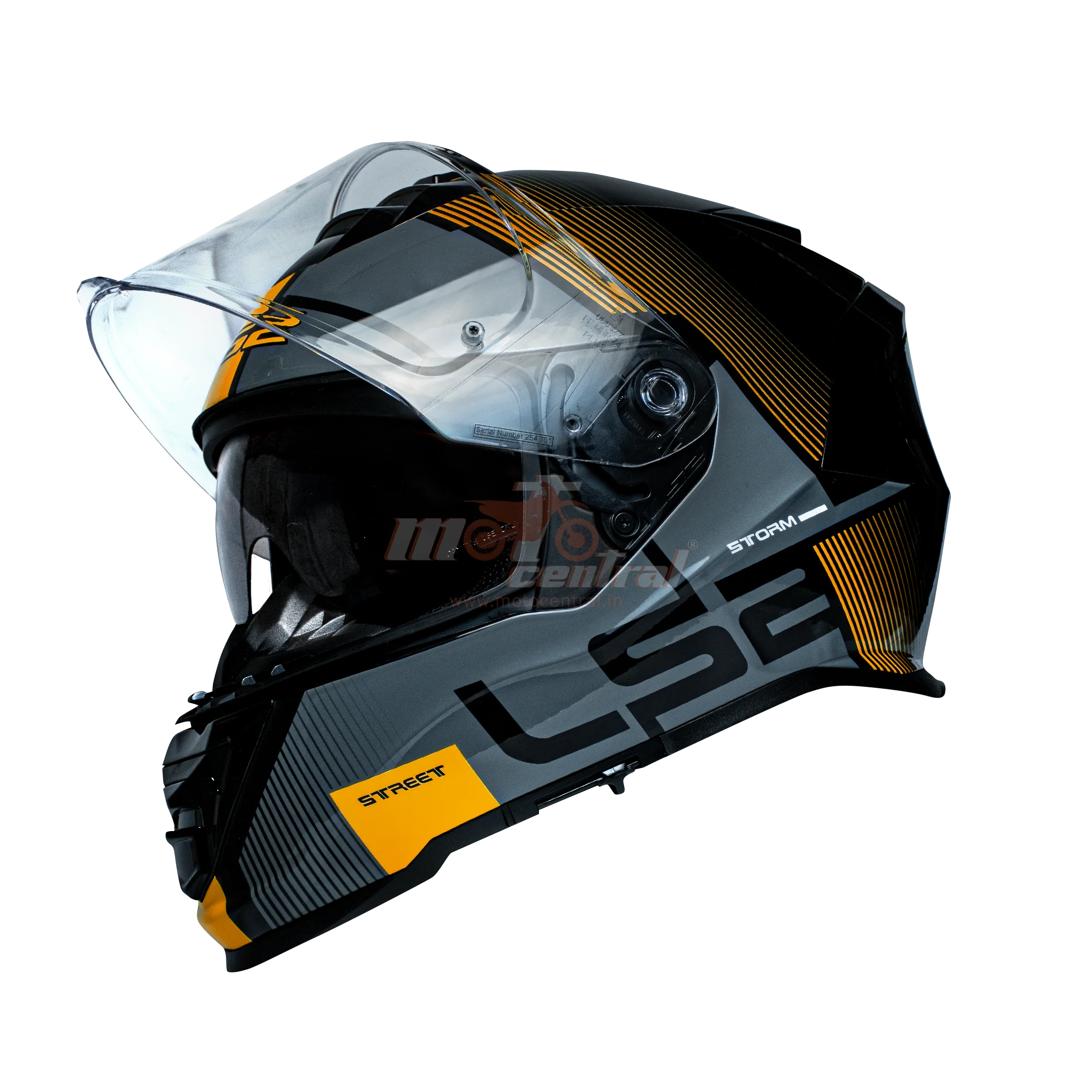 Ls2 Storm 2 Epıc Fullface Motosiklet Kaskı Siyah - Turuncu
