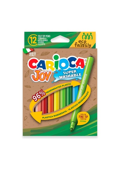 Eco Family Joy Süper Yıkanabilir Keçeli Boya Kalemi 12'li