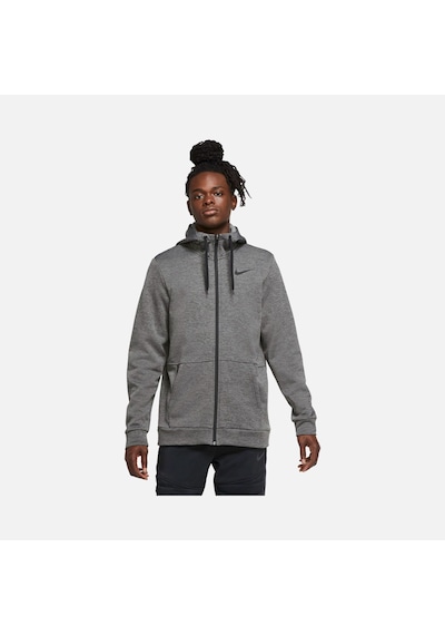 Nike Therma Full-zip Training Hoodie Erkek Sweatshirt Gri