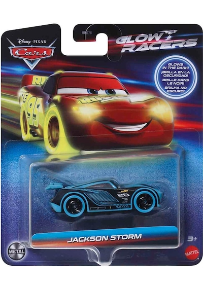 Cars Karanlıkta Parlayan Yarışçılar Tekli Karakter Araçlar Jackso Çok Renkli