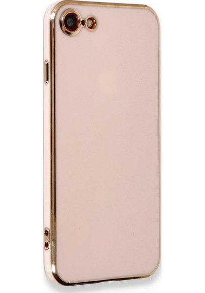 Apple Uyumlu  iPhone 7 / 8 / Se 2020 Kılıf Luxury Seri Kamera Korumalı Silikon Kapak