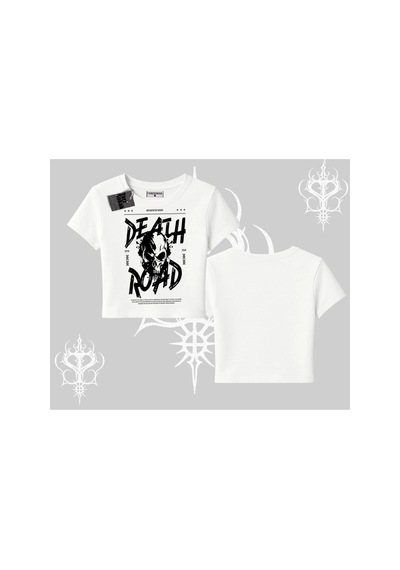 Tarzsokak Babby Tee Tshirt Death Road Memento Mori Street Manifest Beyaz