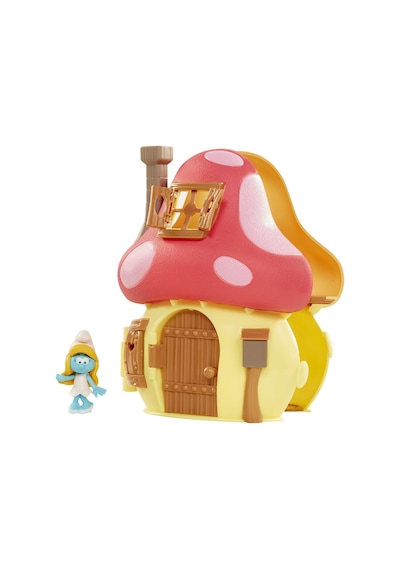 Şirinler Figürlü Mantar Ev Oyun Seti Smurfette's Mushroom Houe