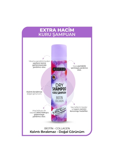 Kuru Şampuan Extra Hacim 200 Ml 6 Adet