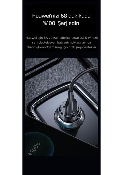 Livx Transparent 45w Pd/qc Type C Ve Usb Çıkış Ultra Hızlı Mini A