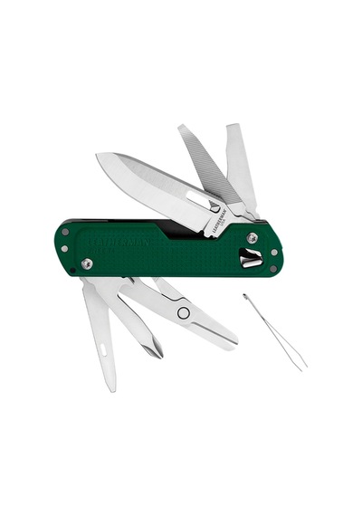 Leatherman Free T4 Evergreen Çok Fonksiyonlu Kamp Çakı Çok Renkli