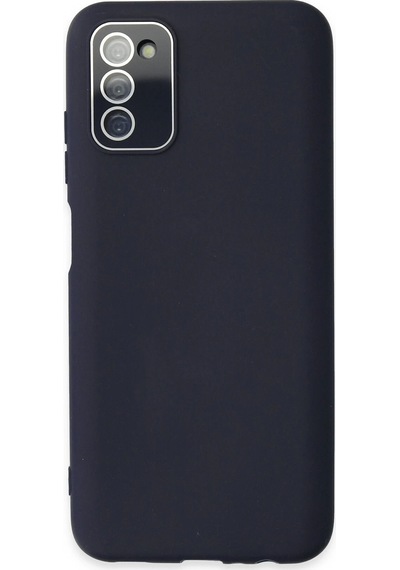 Newface Samsung Galaxy Uyumlu A03s Kılıf Lansman Glass Kapak Semeglbl - 7 - Lacivert