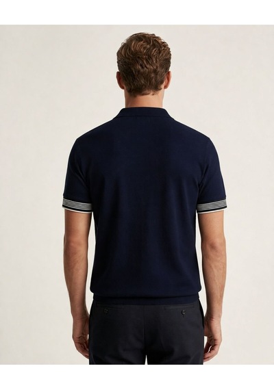 Caz 44715 Polo Yk T-shırt Lacivert