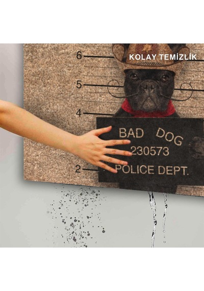 Dekoratif Kapı Önü Paspası - Kaymaz Taban 69 Çok Renkli