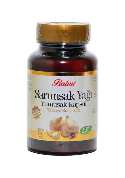 Balen Sarımsak Yağı 100 Yumuşak Kapsül Softgel