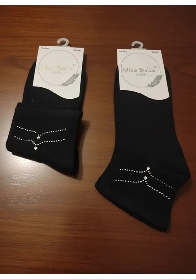 Efemicgiyimstore Siyah Renk Taşlı Detaylı Bayan Mevsimlik Patik Çorap 12'li Paket Çok Renkli Efemicgiyimstore Siyah Renk Taşlı Detaylı Bayan Mevsimlik Patik Çorap 12'li Paket Çok Renkli