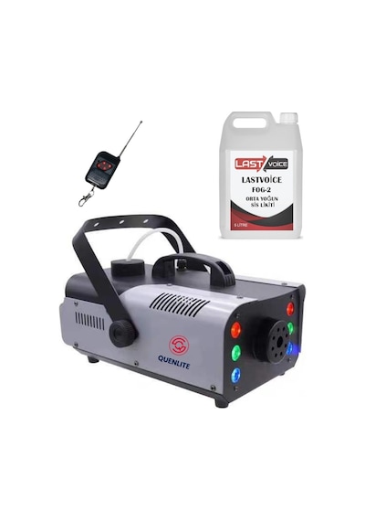 Quenlite Ql-1200Rgb-Lk Led Işıklı Sis Makinası 1200 Watt Uzaktan