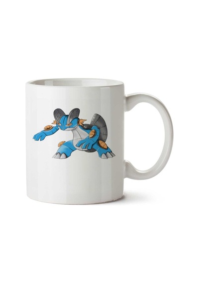 Swampert Pokémon İki Tarafı Baskılı Kupa Bardak Çok Renkli