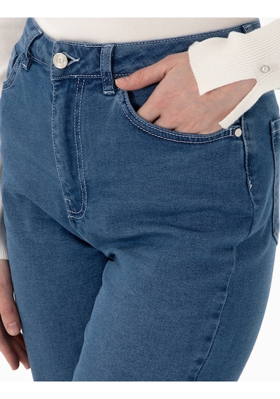 Pierre Cardin Kadın Mavi Pantolon Jean 50307851-vr036 Mavi