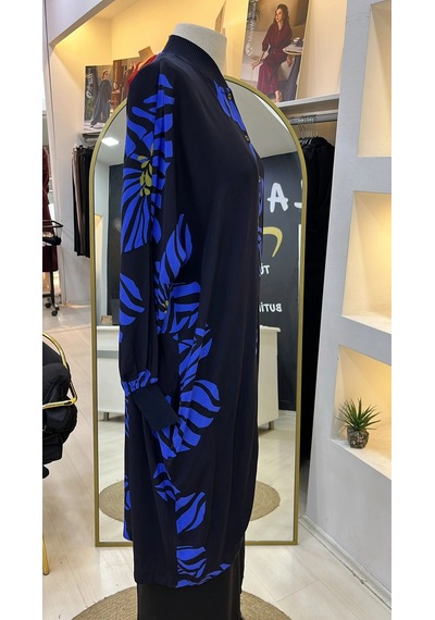 Invee İnvee Desenli Siyah Kap 6832