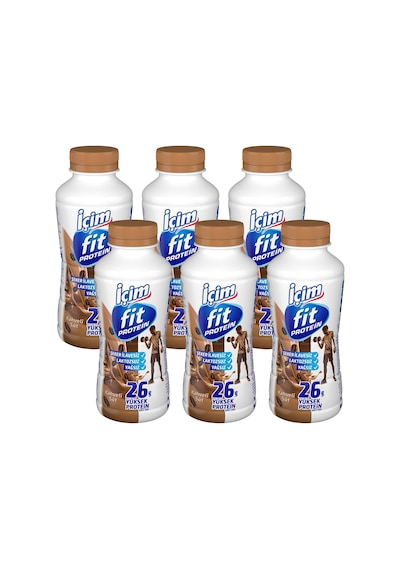 İçim Fit Protein Kahveli Süt 400 Ml X 6 Adet Yeni Ambalaj