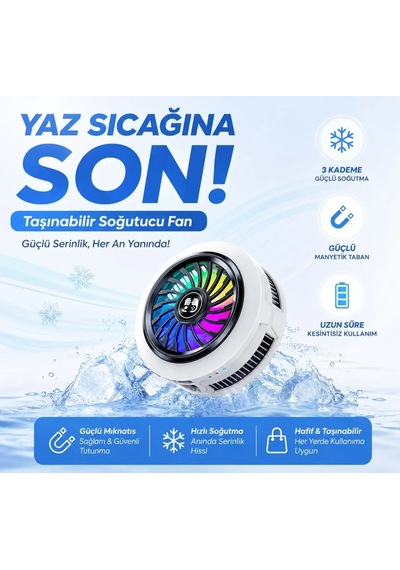 Novalink Fs27a Telefon Buz Soğutucu Fan