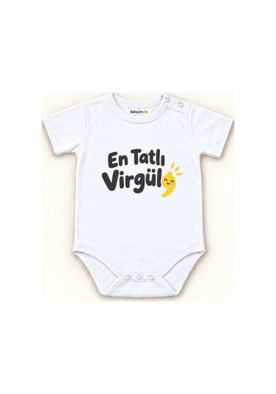 Babylimon En Tatlı Virgül Beyaz Kısa Kollu Çıtçıtlı Bebek Zıbını Beyaz - En Tatlı Virgül - 928161991 Beyaz - En Tatlı Virgül Babylimon En Tatlı Virgül Beyaz Kısa Kollu Çıtçıtlı Bebek Zıbını Beyaz - En Tatlı Virgül - 928161991 Beyaz - En Tatlı Virgül
