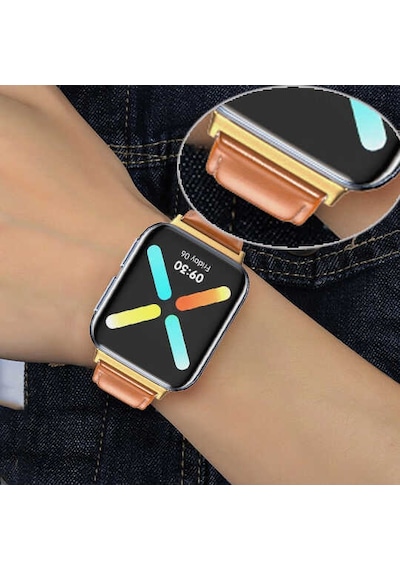 Oppo Watch 41mm 20mm Metal Kordon Dönüştürücü Ardx- Gri