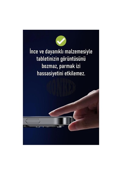 Nomker Apple iPad  Uyumlu Pro 11 İnç M1 Temperli Ekran Koruyucu Kırılmaz Cam Glass 3. Nesil 2021
