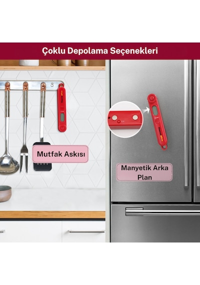 Thermopro Tp03b Su Geçirmez Katlanabilir Profesyonel Gıda Pişirme Termometresi