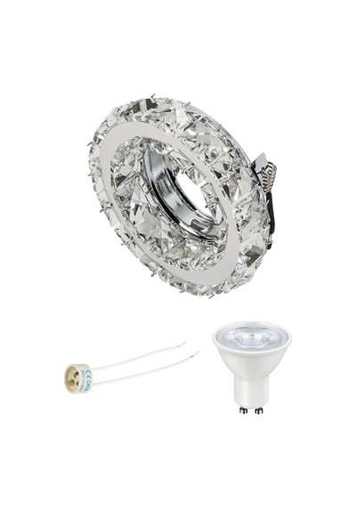 Berfin Cam Spot + Beyaz Işık Gu10 Duy Ampul + Gu10 Duy Flora Elektromarket Yok Beyaz Işık Gu10 5 Wat Diğer