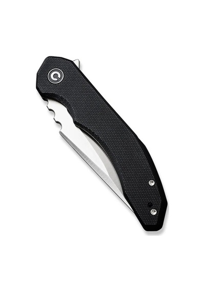 Civivi Bluetick Black G10 Handle Satin Finished 14c28n Blade Kamp Çakı Siyah