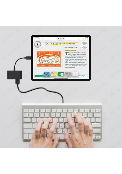 Type-C + Micro USB 3in1 OTG + SD-TF Kart Okuyucu
