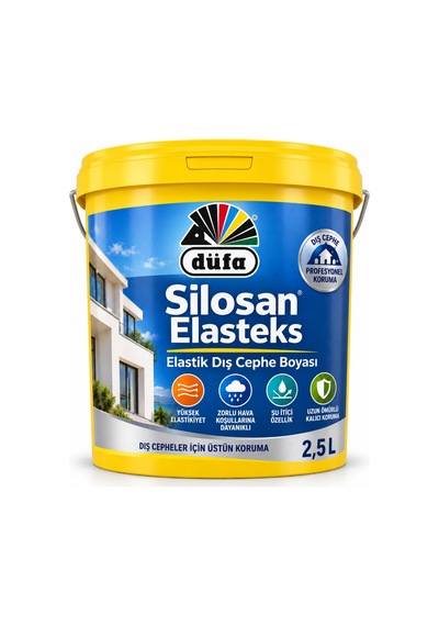 Düfa Silosan Elasteks Elastik Dış Cephe Boyası Zamansız Krem 2,5 L 1982 Zamansız Krem - 937373227 2,5 L Düfa Silosan Elasteks Elastik Dış Cephe Boyası Zamansız Krem 2,5 L 1982 Zamansız Krem - 937373227 2,5 L