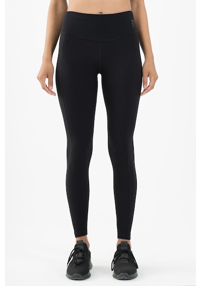 Maraton Active Slimfit Kadın Koşu Siyah Tayt 22256-siyah
