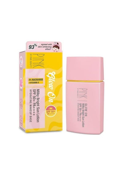 Pink By Pure Beauty Glow On Aydınlatıcı Yüz Güneş Koruyucu Losyon Spf50+ Pa++++ 25 Ml