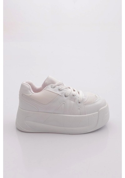 Dgn Sp191 Kadin Sneaker Ayakkabi Beyaz