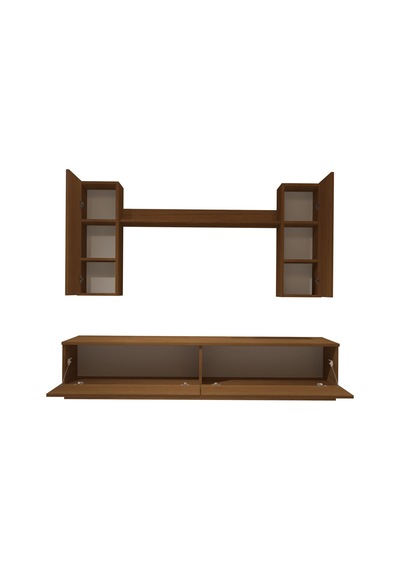 Decoraktiv Eko 5db Mdf Std Tv Ünitesi Tv Sehpası Ceviz