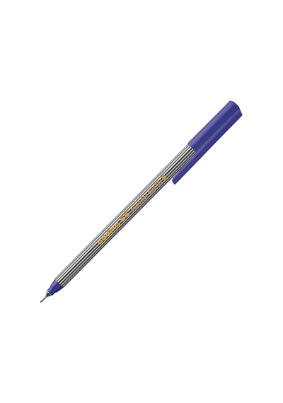 Edding İnce Uçlu Keçeli Kalem 0.4 Mm Çelik Mavisi 55 Çok Renkli