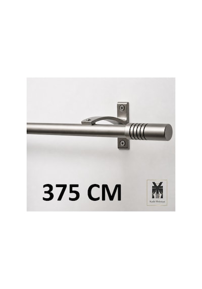 İnox Füme Alüminyum Tek Kanallı Rustik - Dekoratif Rustik İnox375cm - 891566114 İnox375cm