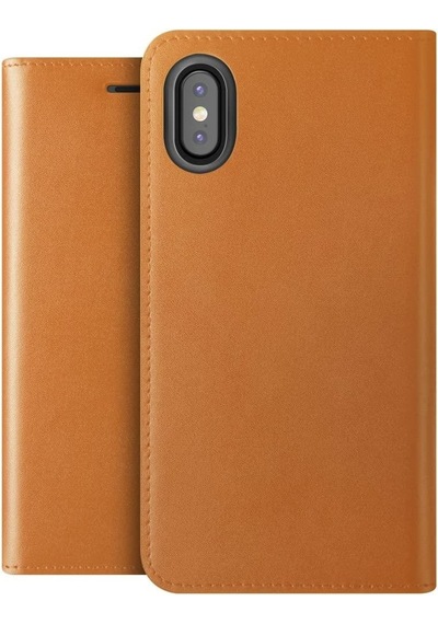 Vrs Design Apple Uyumlu iPhone X İle Genuine Leather Kılıf Brown