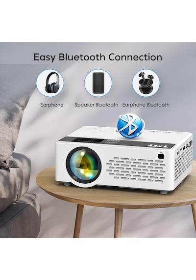 TMY 9500 Lümen Yükseltilmiş Mini Bluetooth Projektör