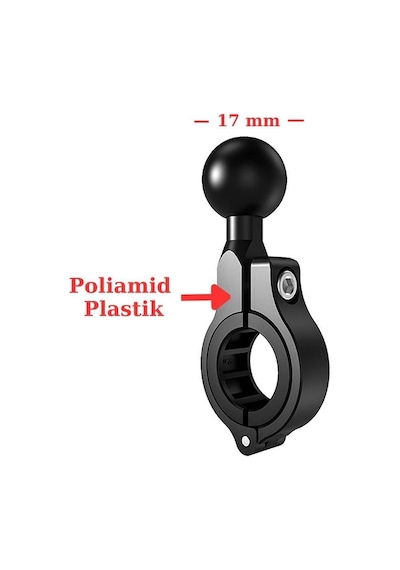 Nukrotech Toplu Plastik Gidon Bağlantı Aparatı 17mm Diğer