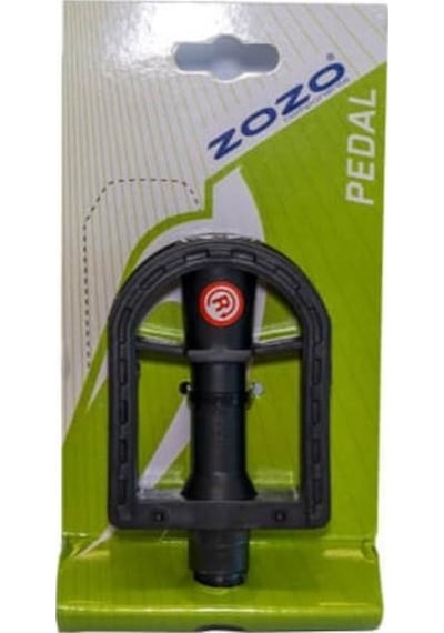 Zozo Pedal Hf-910 W/o Ball, W/ref Reflektörlü Bisiklet Pedalı Plastik Dış Yüzey Siyah