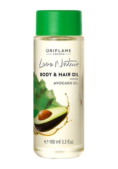 Oriflame Love Nature Avokado Yağı Özlü Vücut ve Saç Yağı 100 ML