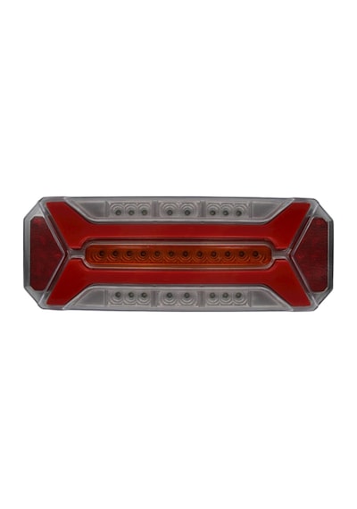 Ahmet Otomotiv Yeni Star Neon Led Stop Lambası Kayar Sinyalli Kamyon-tır-dorse-karavan-kamyonet 12x24 Volt