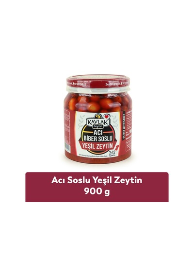 Soslu Kırma Yeşil Zeytin 900 Gr