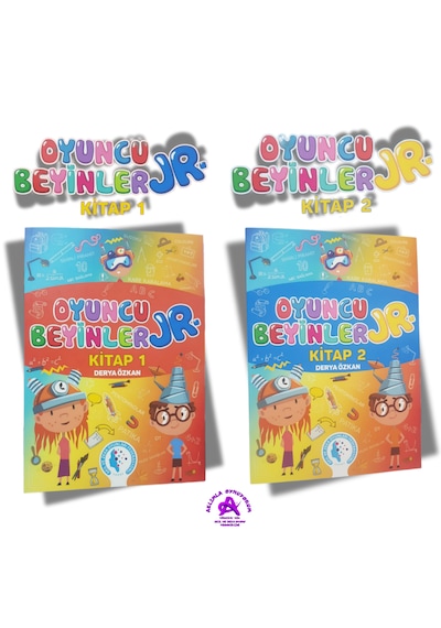 Tazof Oyuncu Beyinler Jr. Seviye 1-2 2 Kitap Bir Arada