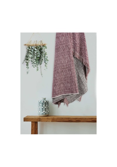 Çok Amaçlı Pamuklu Örtü- Kanepe-koltuk Şalı-koltuk Örtüsü 170x220-768 Bordo