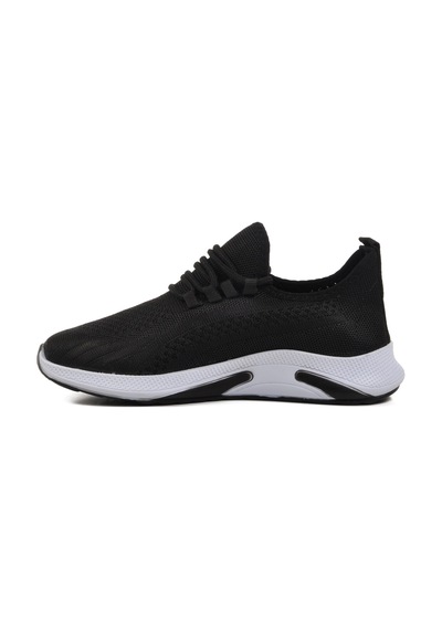 Siyah Beyaz Triko Hafif Unisex Spor Ayakkabı Pına 101 G Siyah-beyaz Siyah - Beyaz