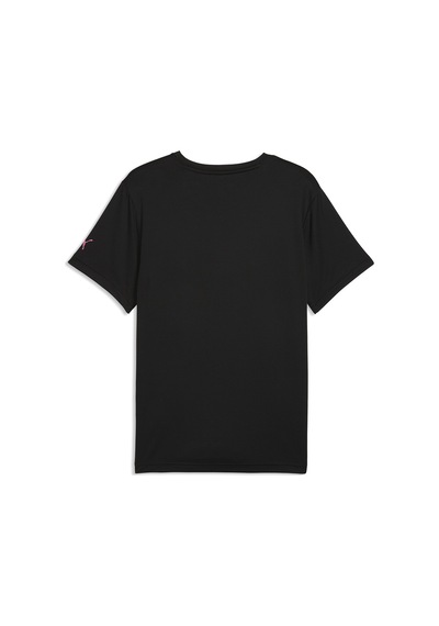 Puma Run Club Graphic Erkek Siyah Koşu T-shirt 52844701