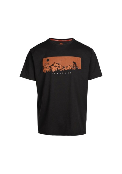 Trespass Trespass Nellow - Casual T-shirt Erkek Siyah Tişört Blk SIYAH