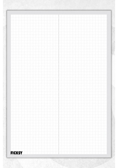 A4 Bloknot Kareli Defter - 50 Yaprak - Memopad - Notepad - Not Defteri - Not Kağıdı - 4108 Çok Renkli